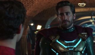 Spider-Man: Far From Home Mysterio talks to Peter about his world