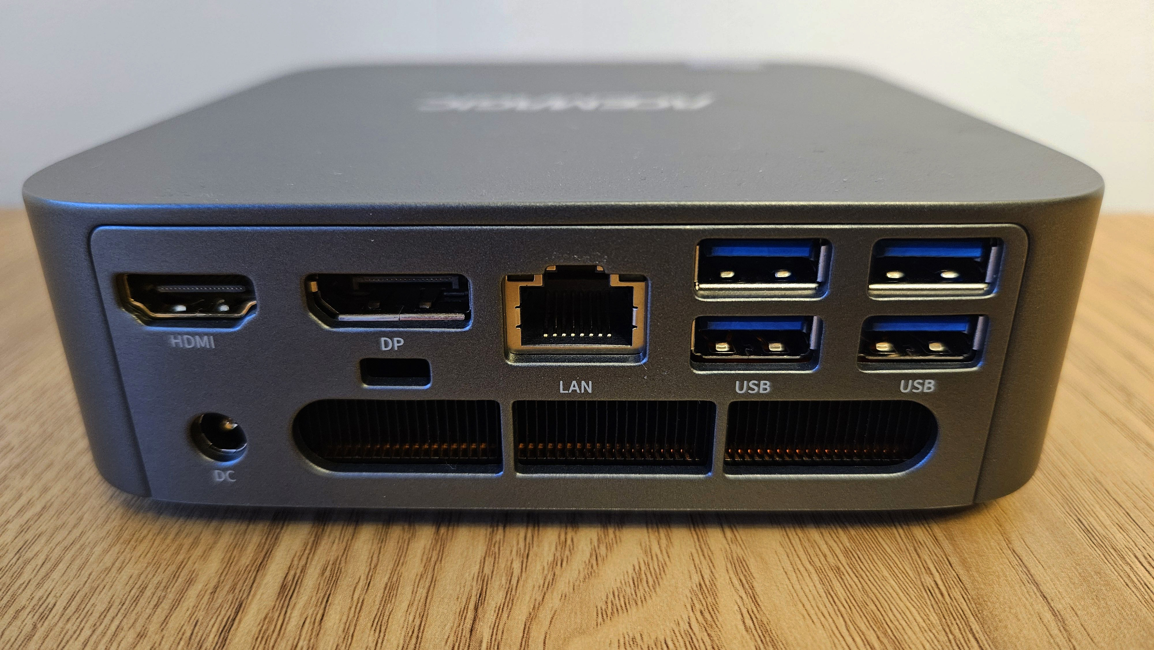 The Acemagic Matrix Mini M1 on a desk