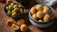 Cheesy stuffed olives