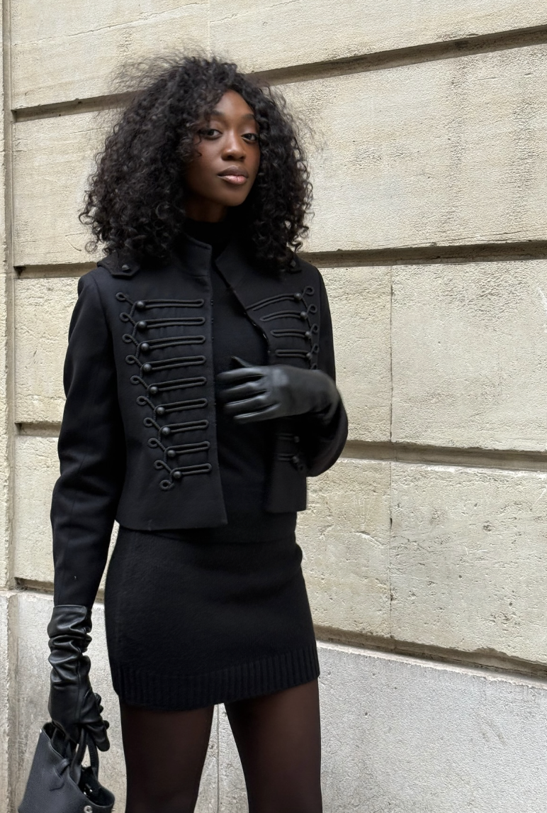 All-black outfit