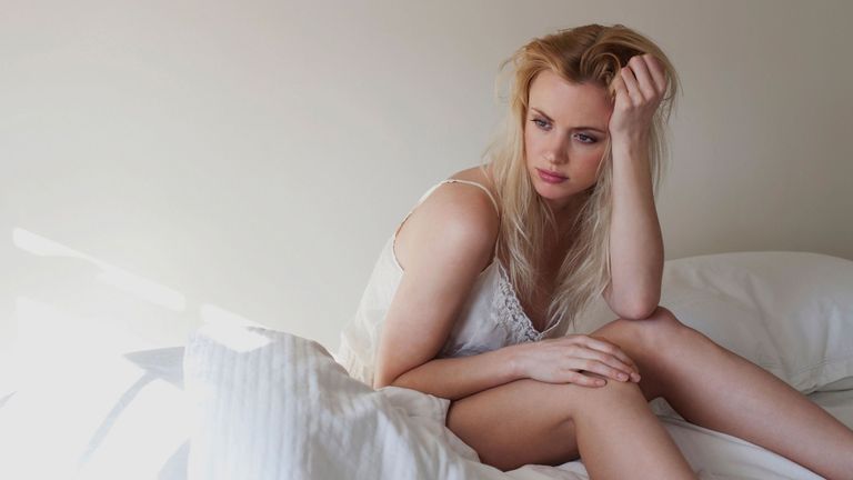 Hair, White, Blond, Beauty, Skin, Model, Long hair, Sitting, Hairstyle, Leg,
