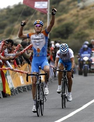 First Canadian to win a Vuelta stage, Ryder Hesjedal.