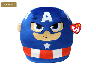 TY Marvel Captain America Squishy Beanie Hamleys Top Toy