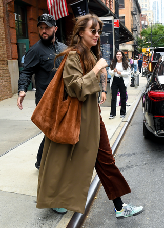 Dakota Johnson seen out and about in Manhattan on September 06, 2024 in New York City