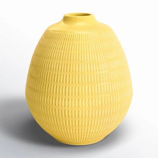 Ceramic oval vase