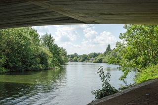 Thames River under the Marlow Bypass