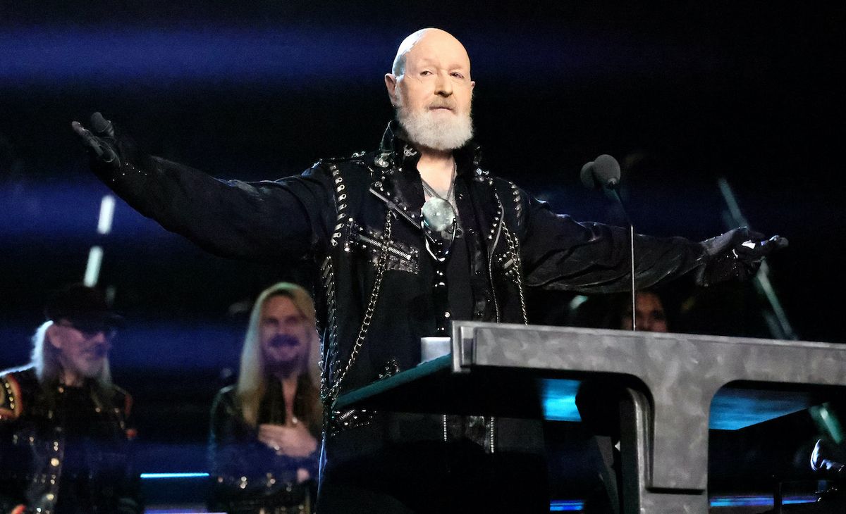 Rob Halford at the Rock &amp; Roll Hall Of Fame Induction Ceremony, 2022