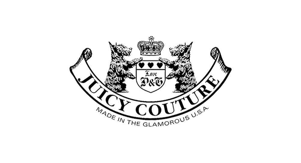 Juicy Couture logo, one of the best logos with crowns