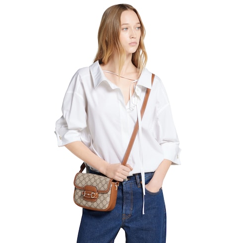 Gucci Horsebit 1955 Soft Small Shoulder Bag