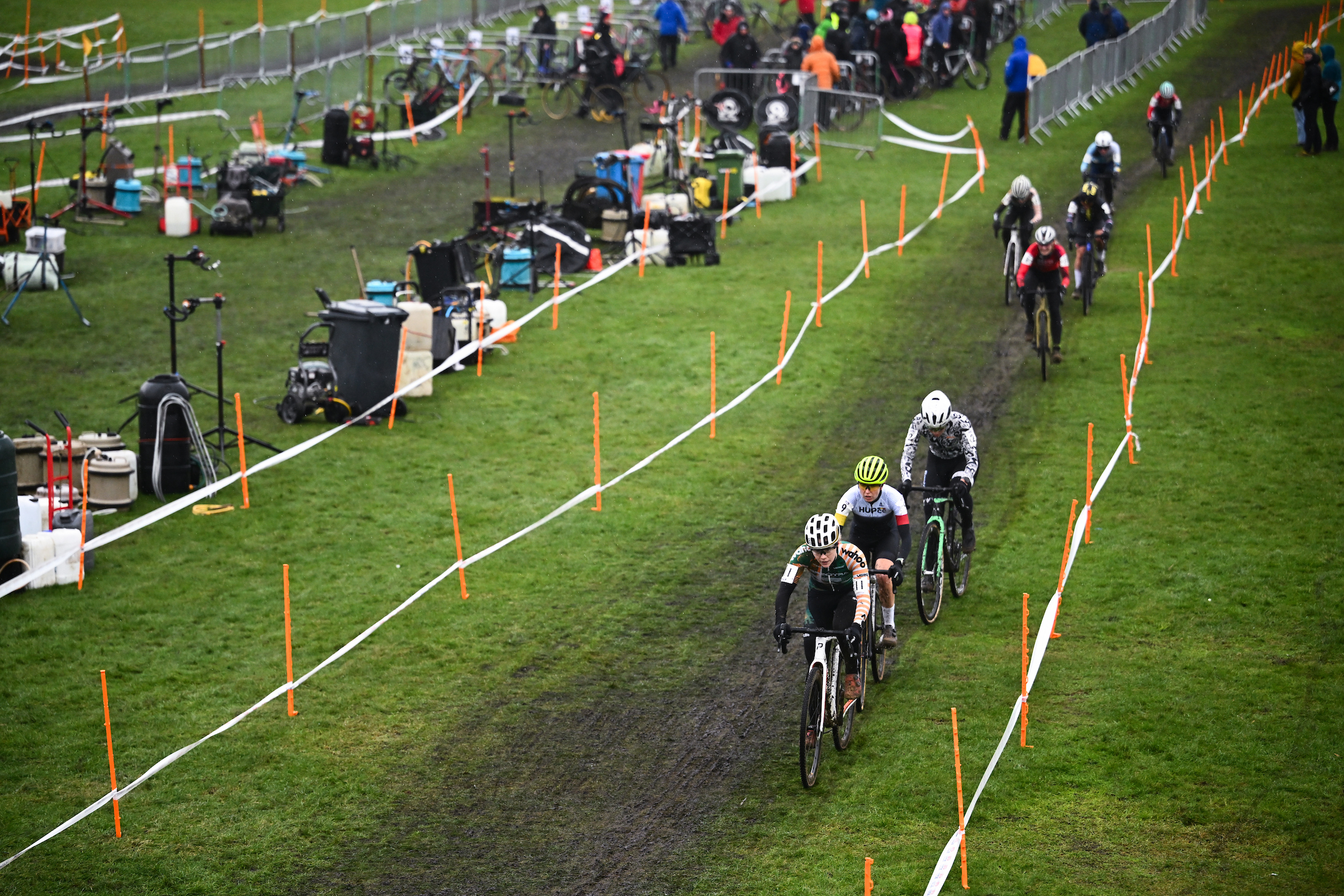 Riders compete at the British National Cyclo-cross Championships 2025