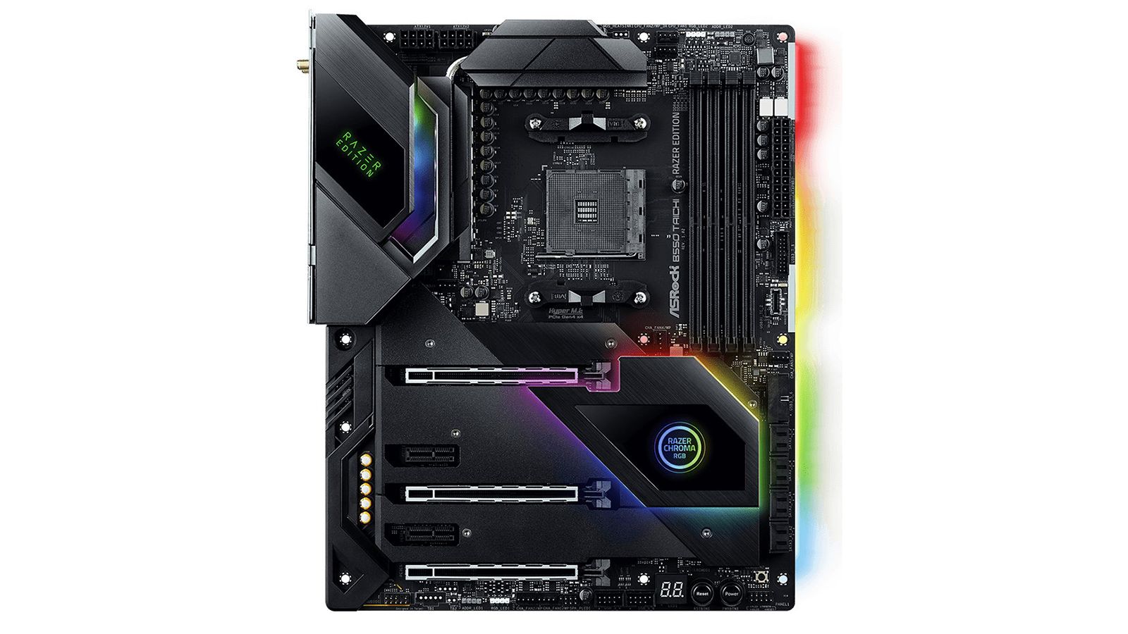 B550 Taichi Razer edition Ryzen7 5800ｘ3D ASRock B550 TAICHI RAZER Edition AM4 ATX AMD Motherboard