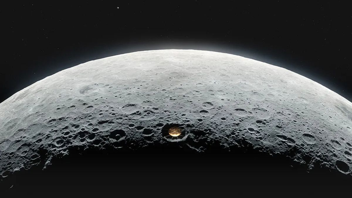 NASA plans to build a giant radio telescope on the 'dark side' of the moon. Here's why.