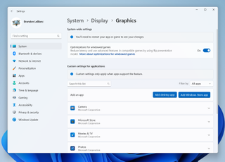Windows 11 Graphics Settings