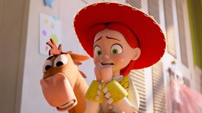 Jessie and Bullseye in Toy Story 5