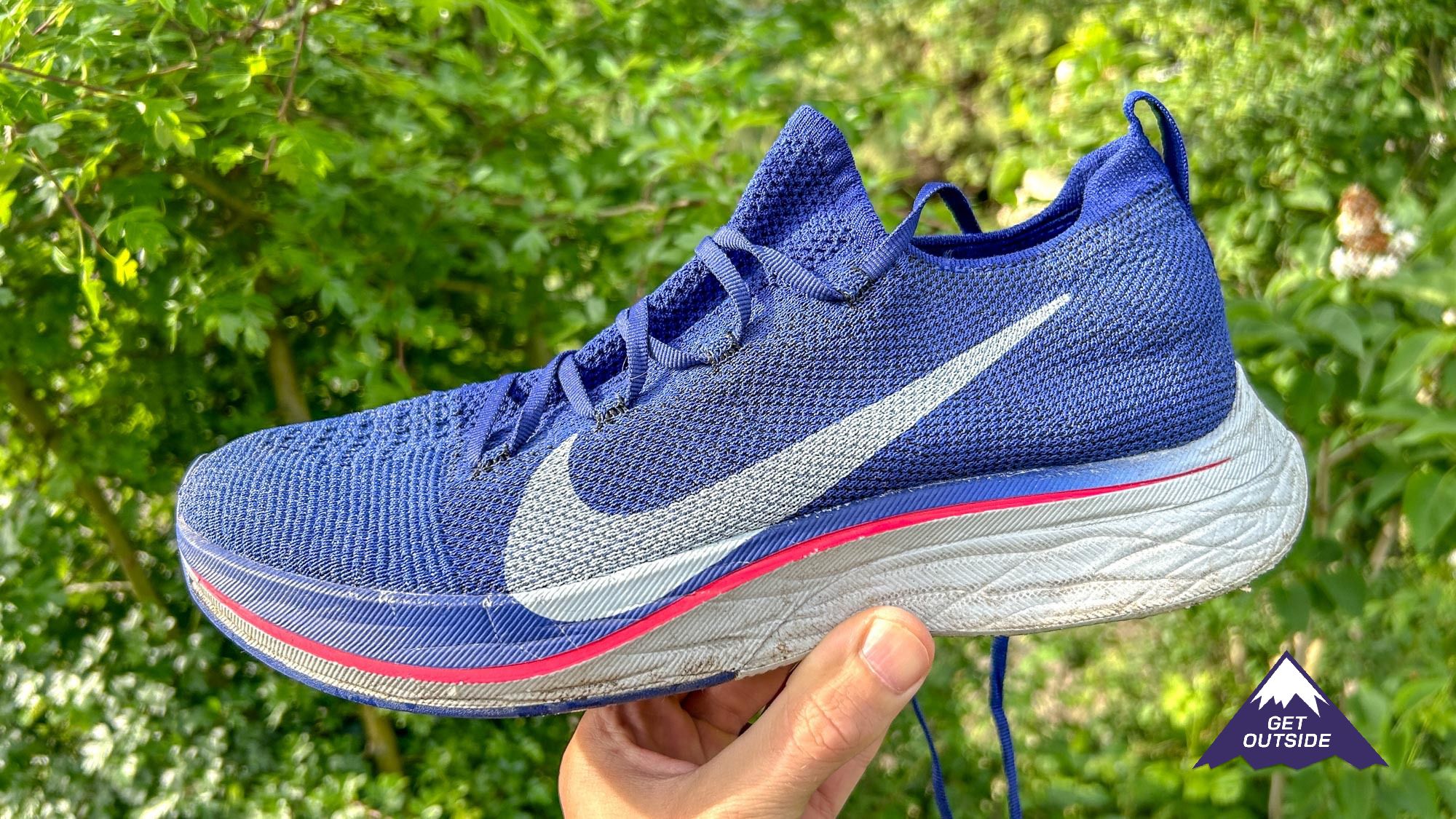 NIKE Vaporfly 4% Flyknit DEEP ROYAL 青 US9 (27cm) ナイキ ヴェイパーフライ 4% 黒タグ付 国内正規品 新品 Nike Vaporfly 4% Flyknit Deep Royal Red | Where To Buy | AJ3857-400