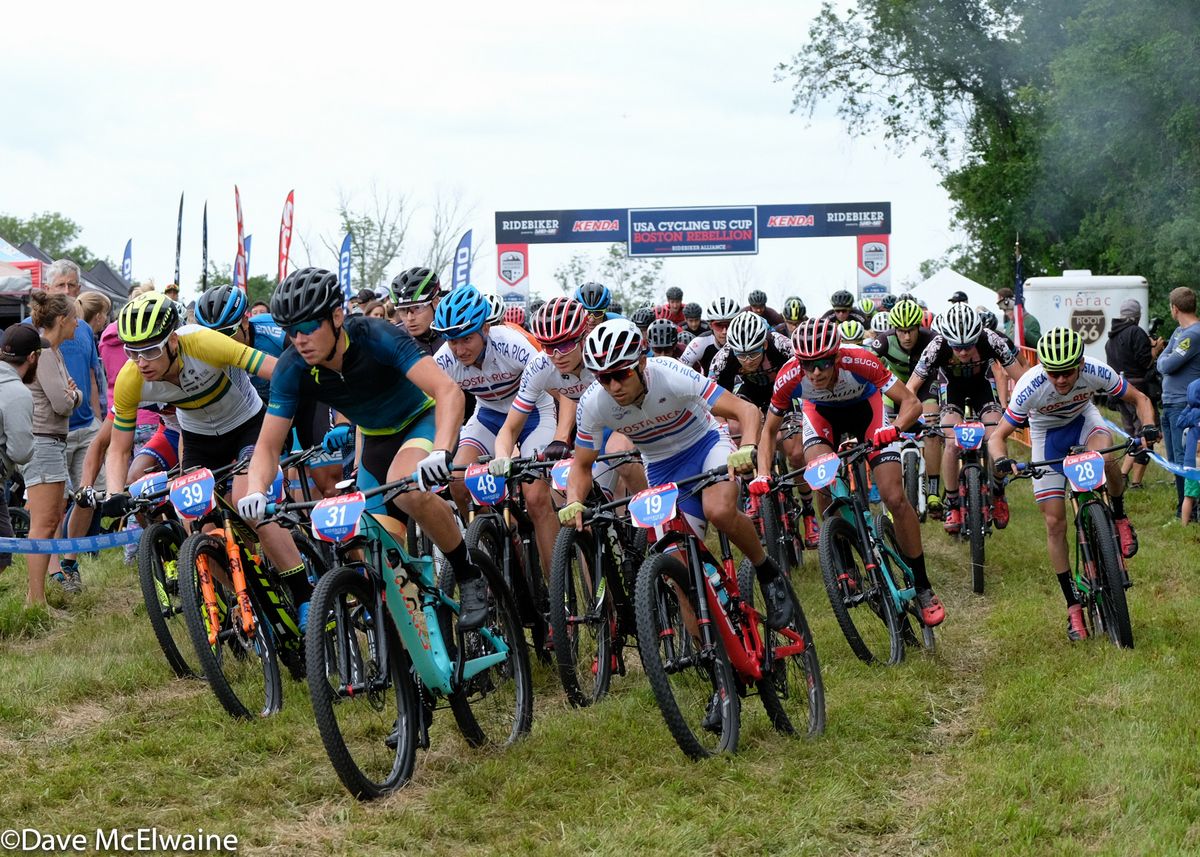 Cameron Ivory (Specialized) took the hole-shot and led for part of a lap