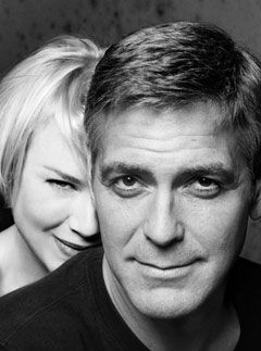Marie Claire celebrity photos: George Clooney and Renee Zellweger