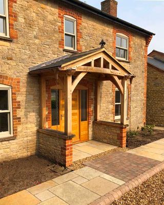 Porch from Oak Frames Direct