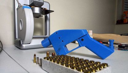A US judge has blocked the release of plans for 3-D-printed guns