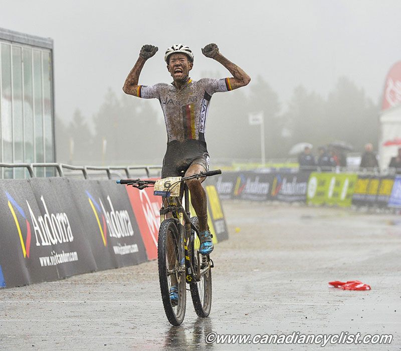 Maximilian Brandl (Germany) finishing 2nd