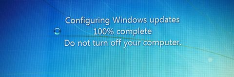 configuring windows features stuck at 100