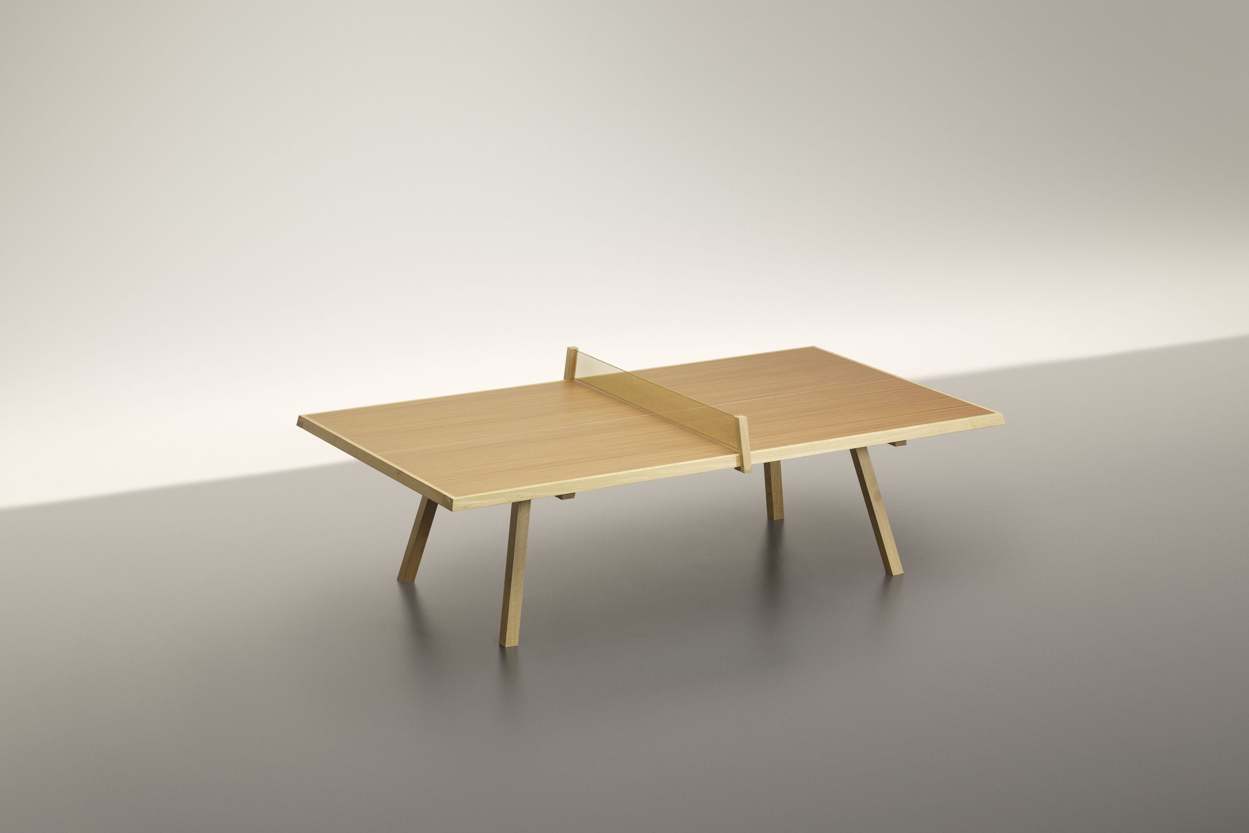 Herzog & de Meuron’s latest furniture collection includes cork upholstery and a ping pong table