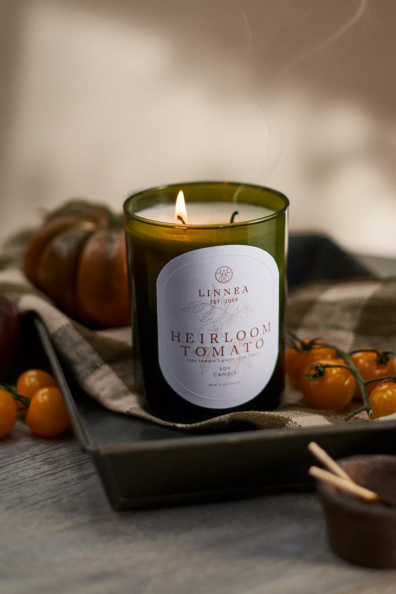 Linnea Botanik Candle, Heirloom Tomato