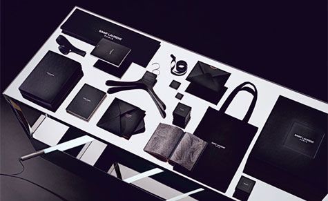 The brand&#039;s new packaging takes its cues from Saint Laurent&#039;s famous smoking jacket