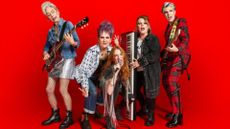 Yvonne Vaux (AMELIA BULLMORE), Jess Burchill (LORRAINE ASHBOURNE), Kitty Eckerson (ROSALIE CRAIG), Beth Thornton (JOANNA SCANLAN), Holly Gaskell (TAMSIN GREIG) in Riot Women