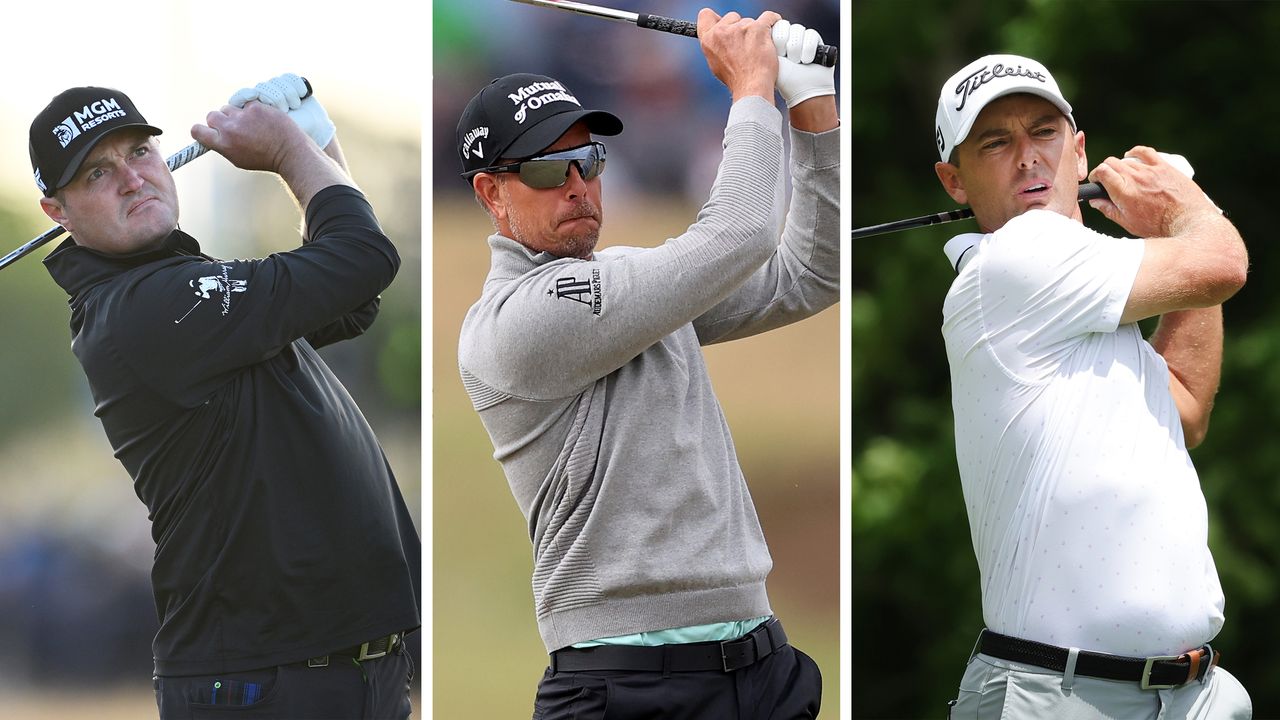 Jason Kokrak, Henrik Stenson and Charles Howell III