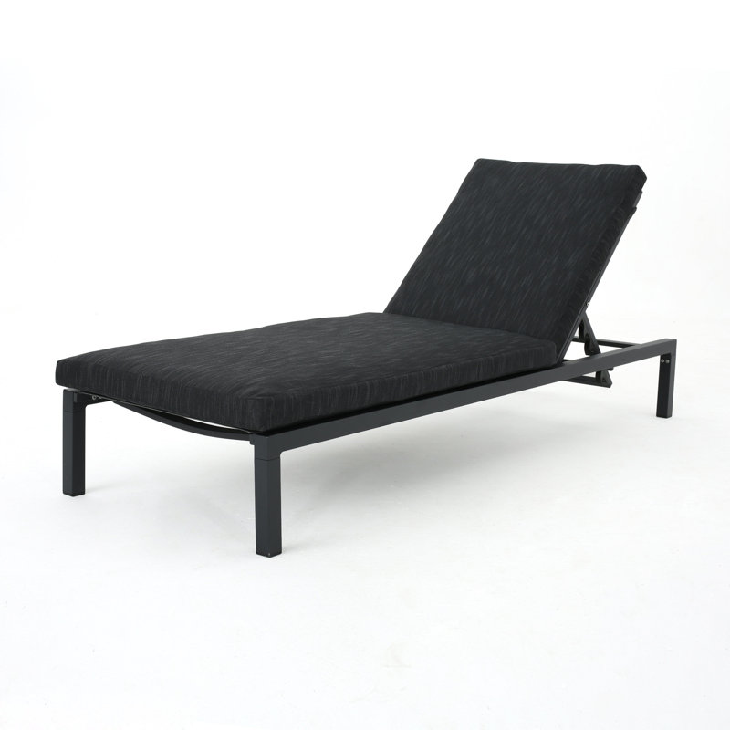Wade Logan® Altje Reclining Chaise Lounge With Cushion & Reviews | Wayfair
