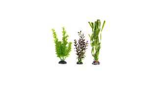 Pets At Home multipack plants fish tank accessories