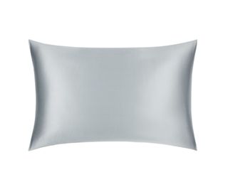 John Lewis silk pillowcase cut out in cool blue 