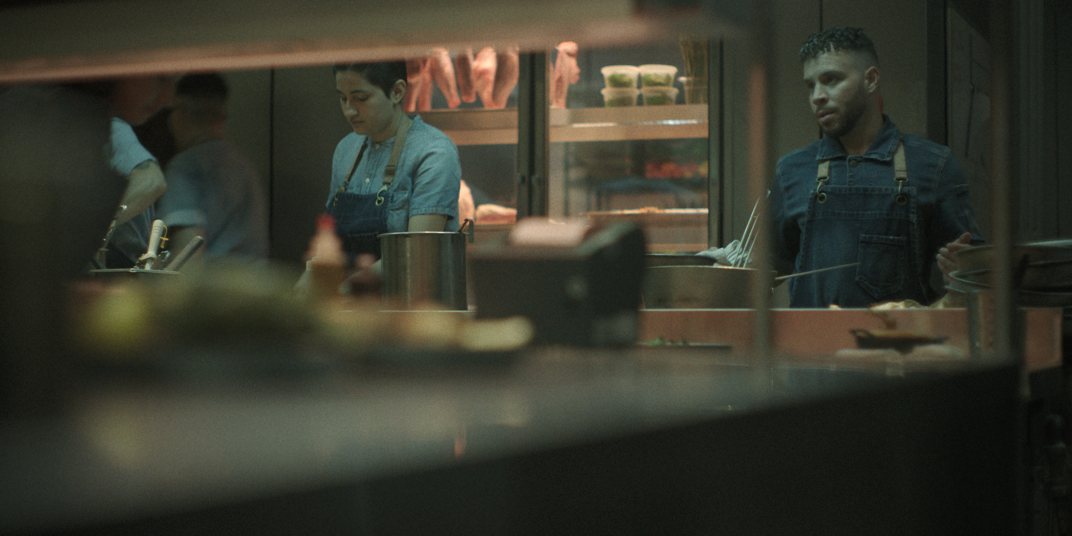 the chefs in the kitchen of black rabbit