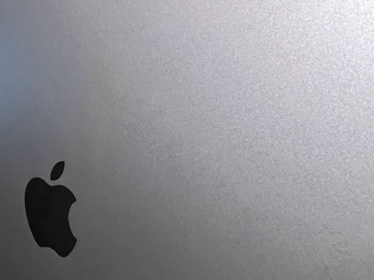 Back of Macbook Pro 2021