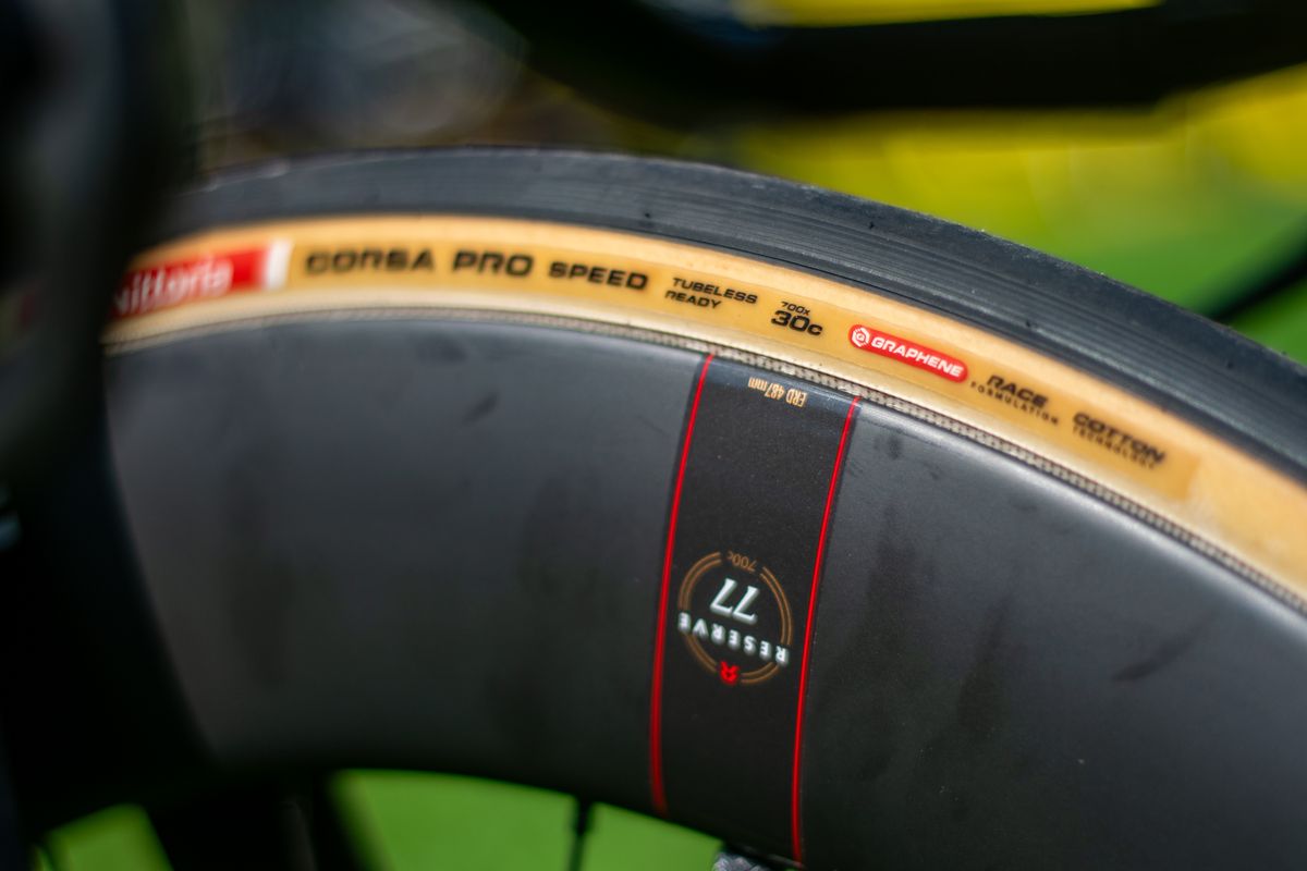 Jonas Vingegaard's Tour de France Cervelo P5 time trial bike