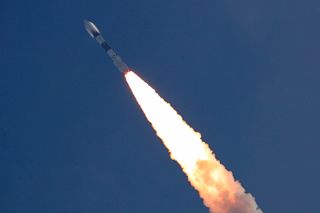 An Indian Space Research Organisation Polar Satellite Launch Vehicle launches the CMS-01 communications satellite into orbit from the Satish Dhawan Space Center in Sriharikota, India on Dec. 17, 2020.