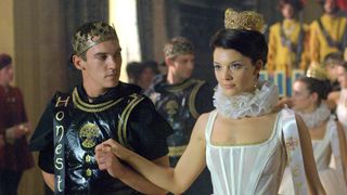 Jonathan Rhys Meyers as King Henry VIII and Natalie Dormer as Anne Boleyn in The Tudors
