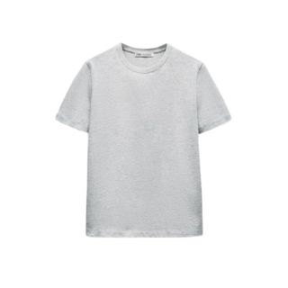 Zara Heavy Cotton Tshirt in light grey 