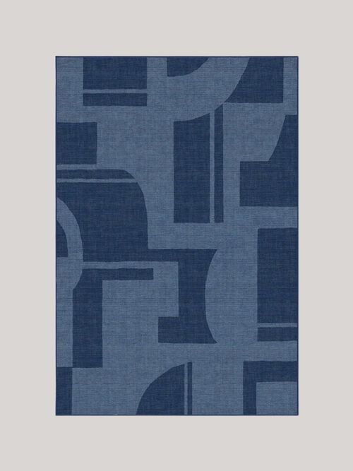 Bodin Ink Blue Outdoor Rug