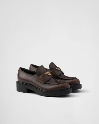 Chocolate Leather Loafers