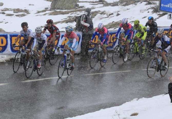 Vincenzo Nibali (Astana) is about to attack