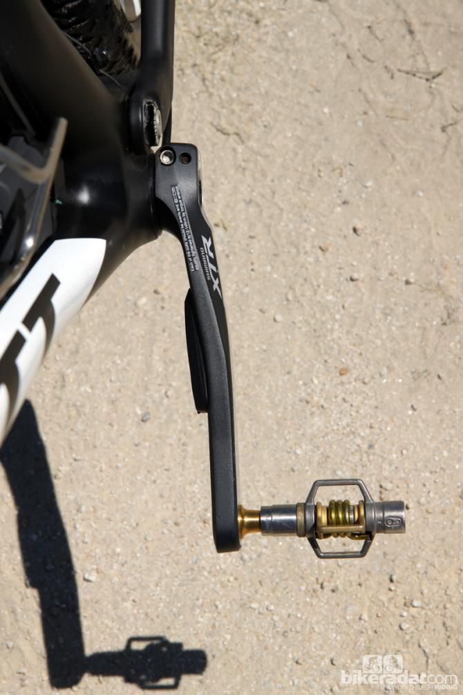 The Stages power meter barely adds any width to the standard crankarm.