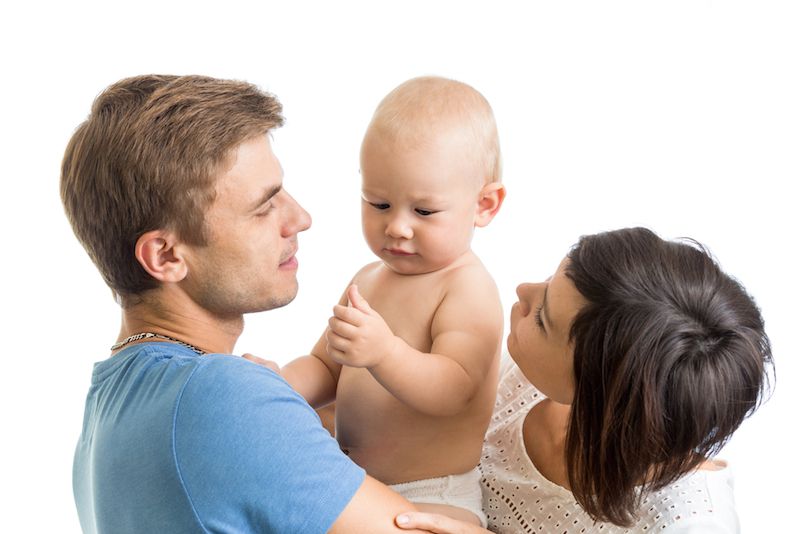 parents with baby