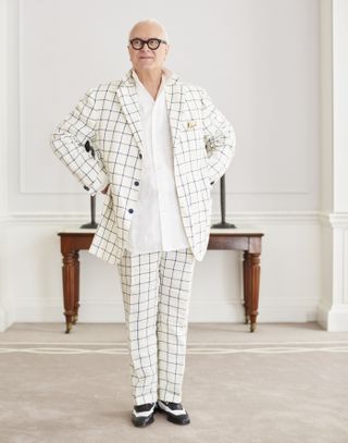 A portrait of Manolo Blahnik