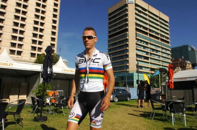 Even world champion Philippe Gilbert (BMC) made sure to wear his entry pass