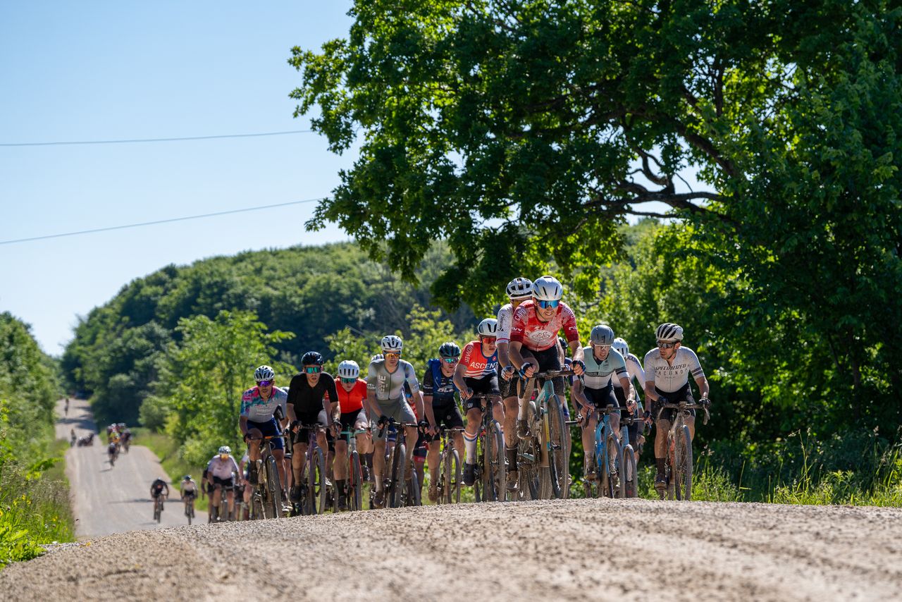 Elite riders set a fast pace on the long course that made three circuits from Osler Bluffs Ski Hill
