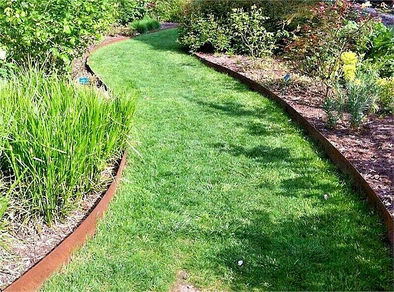 Lawn Edging , Corten Steel Edging , Border Edging , Metal Border Edging , Garden Border Edging , Rusty Edging