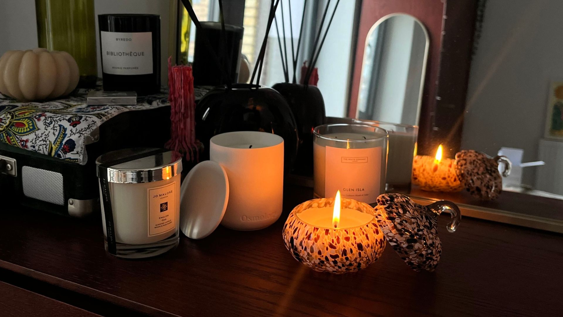 picture of the autumn candles tested