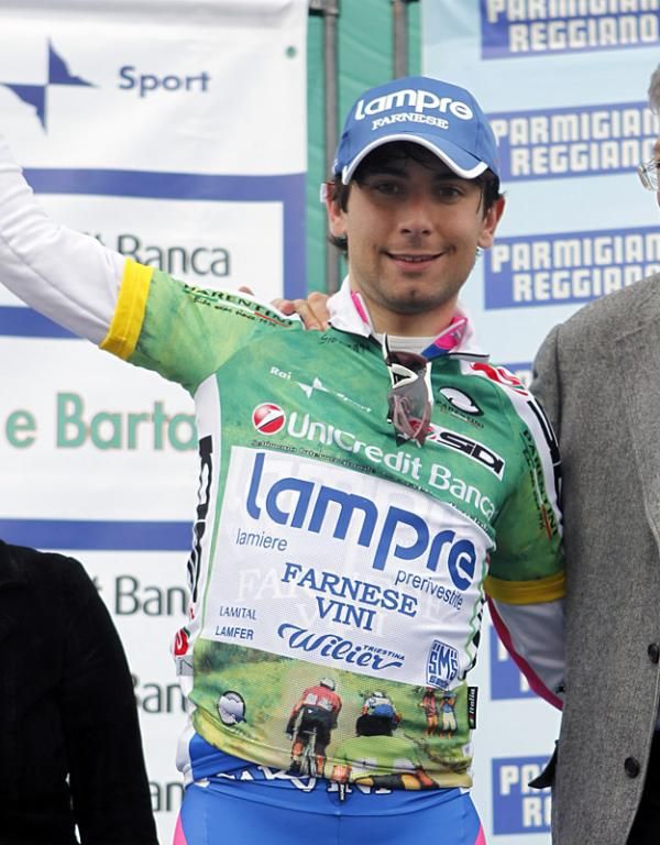 Diego Ulissi (Lampre - Farnese Vini) leads the mountains classification.